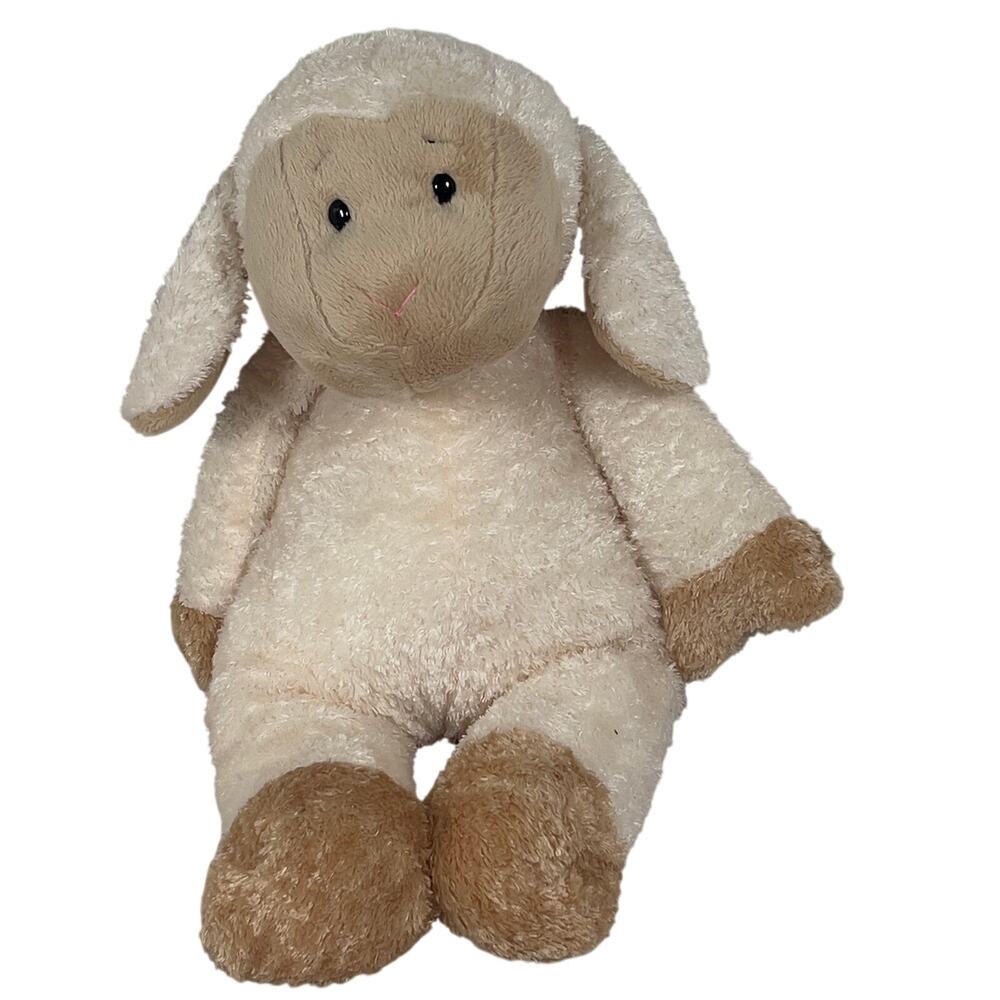 Ganz Peardrops Lamb Plush Cream/Tan Fleece Very Soft Plastic Eyes Toy